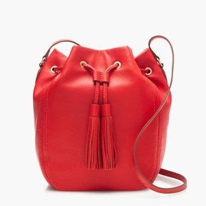 J. Crew Tasseled Bucket Bag
